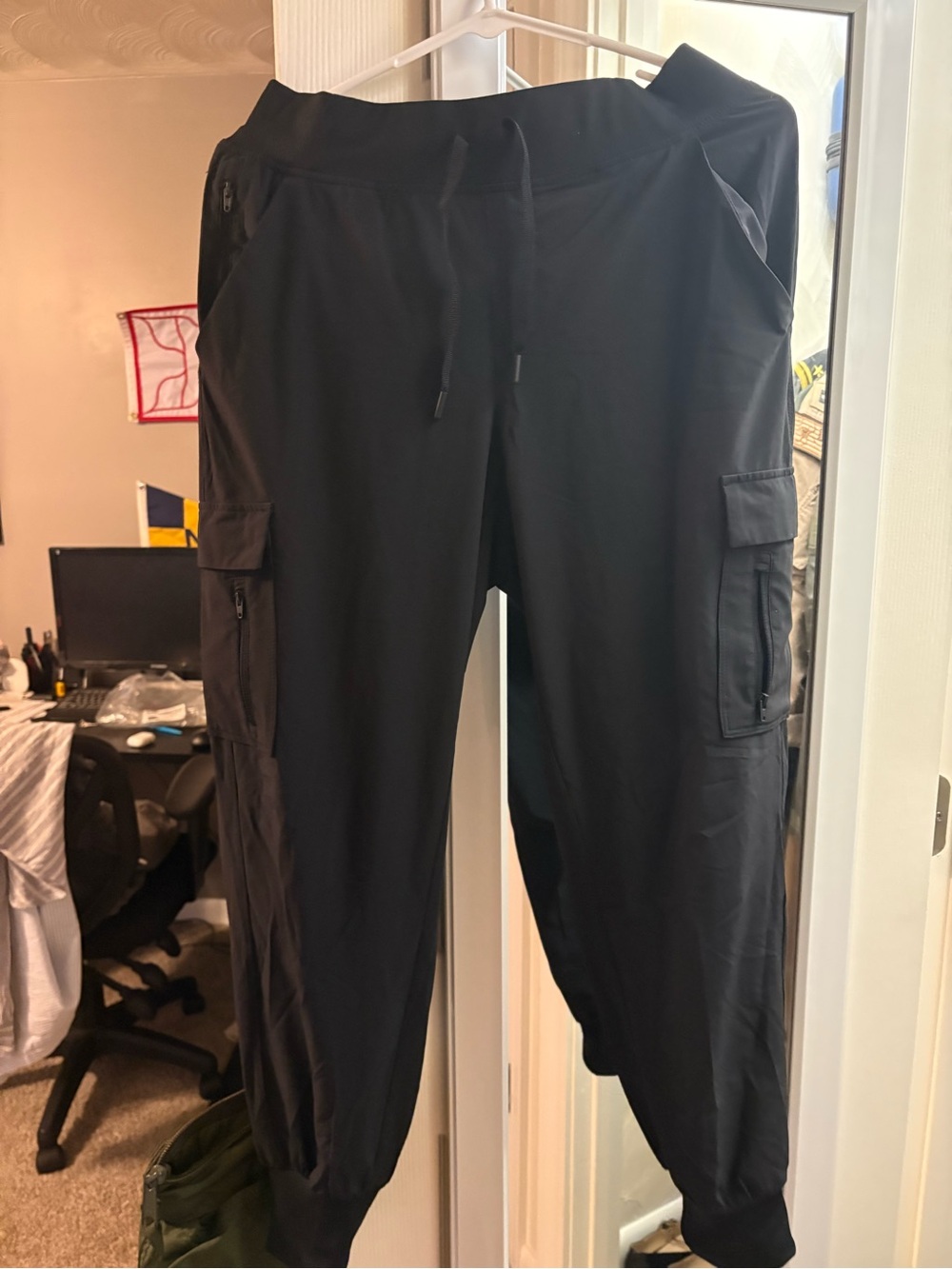 all in motion Black Men's Cargo Joggers